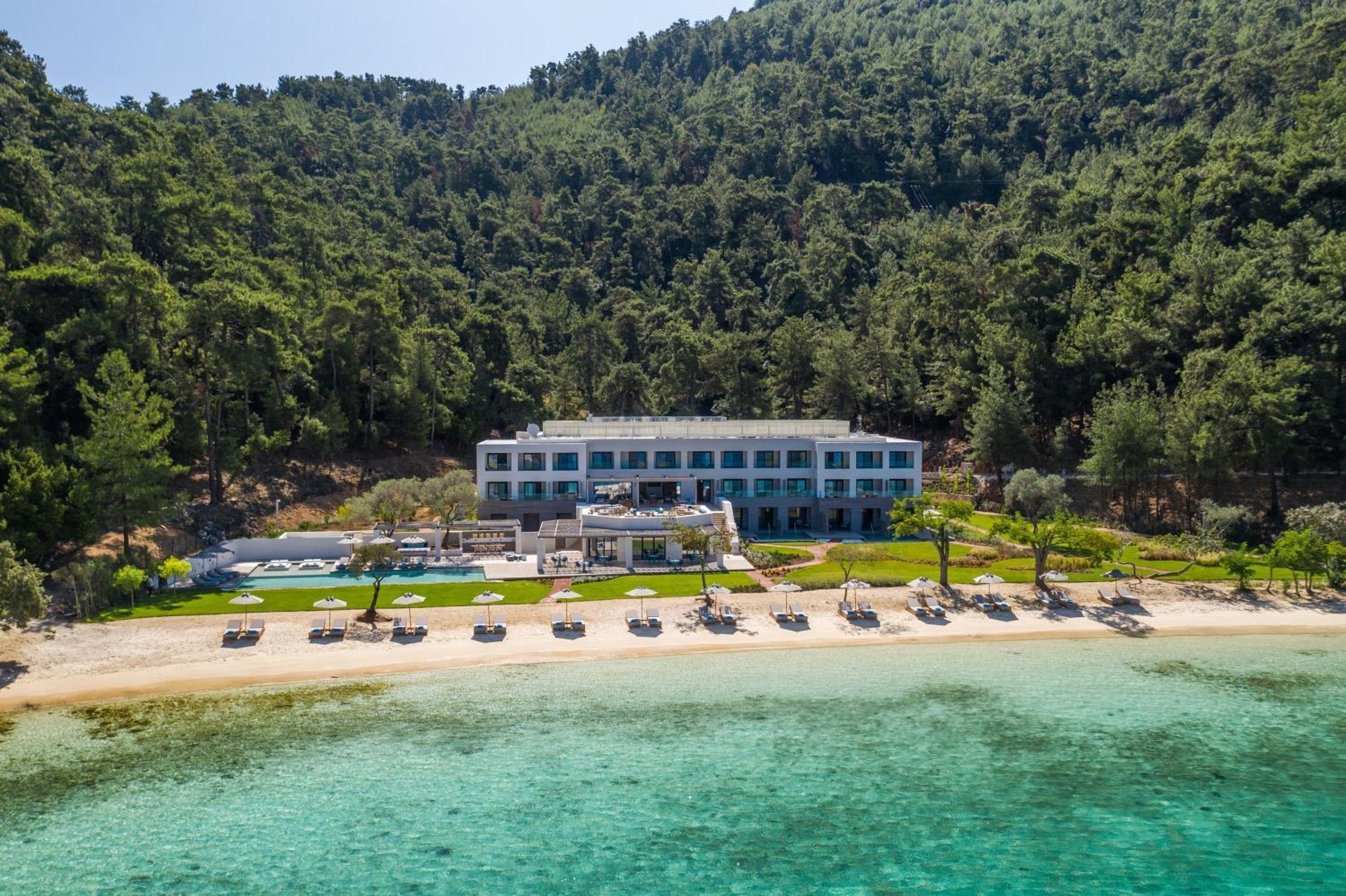 Vathi Cove Luxury Resort & Spa Chrysi Ammoudia Exterior foto